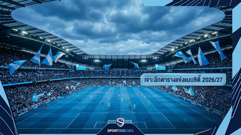 เจาะลึกตารางแข่งแมนซิตี้ 2026/27
